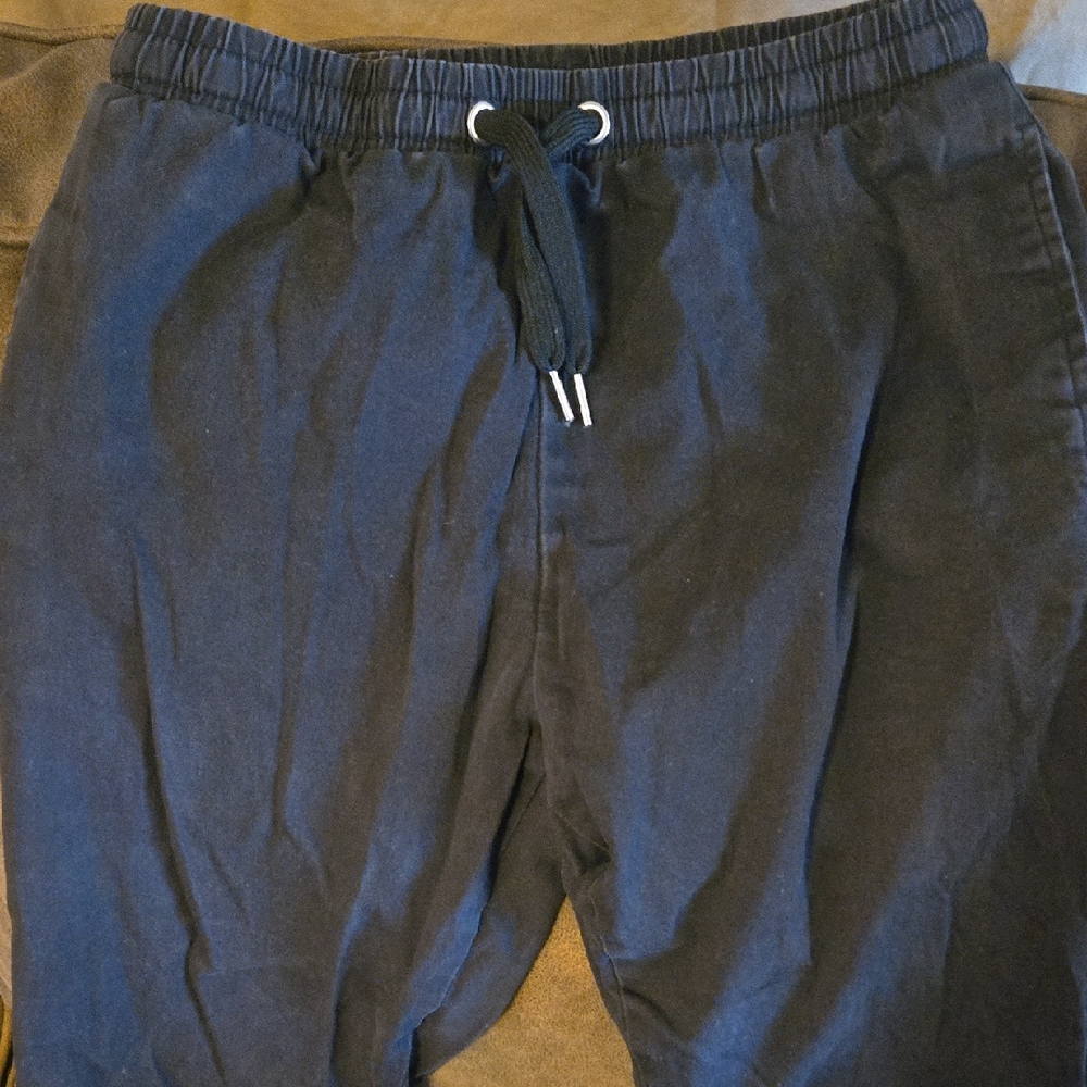 Society Men's Black Joggers Size M